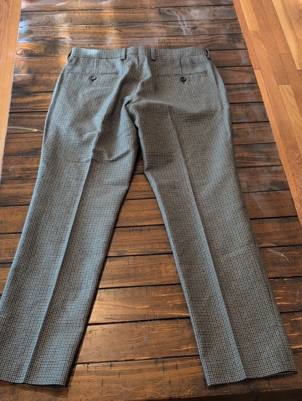J. Crew Ludlow Slim Fit Trouser Houndstooth Moon British Cloth Wool 30x29.75